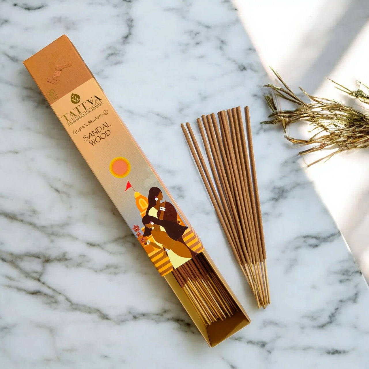 Tattva SANDALWOOD Incense Sticks (40 Sticks)