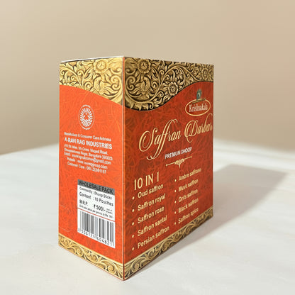 Krishnakala SAFFRON DARBAR Premium Dhoop (100 sticks)