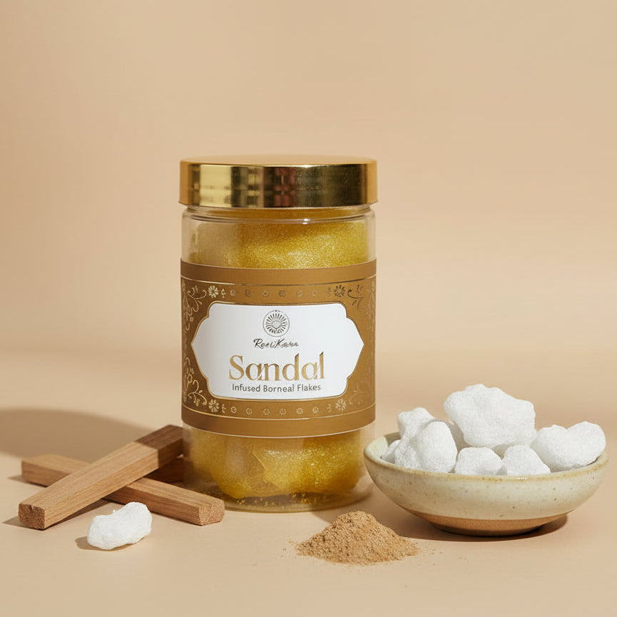 Raviikara SANDAL Bhimseni Camphor (80gm)