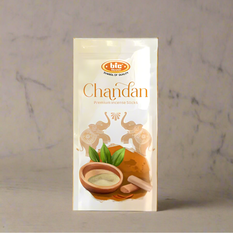 BIC CHANDAN Premium Incense sticks ZIPPER (110g)