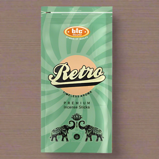 BIC RETRO Premium Incense sticks ZIPPER (110g)
