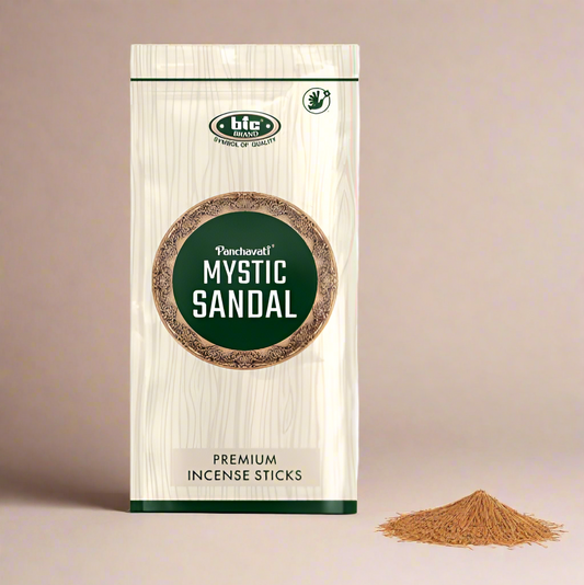 BIC MYSTIC SANDAL Premium Incense sticks ZIPPER (120g)