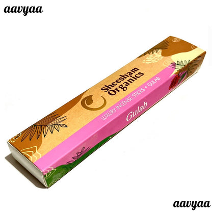 Sheesham Organics GULAB Luxury Incense Sticks (100 gms)