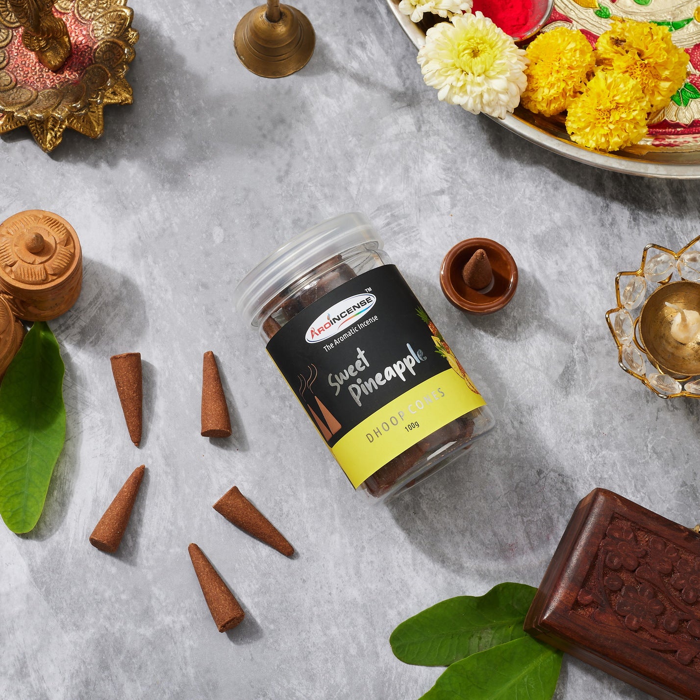 Aroincense Sweet Pineapple Dhoop Cones