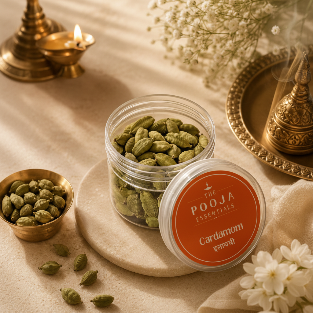 The Pooja Essentials - ilayachi Cardamom (25gms)