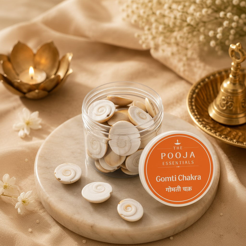 The Pooja Essentials - Gomti Chakra (21 pc)