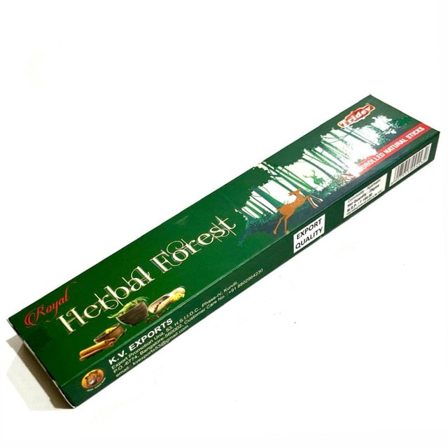 Tridev ROYAL HERBAL FOREST Incense Sticks (28 gms)