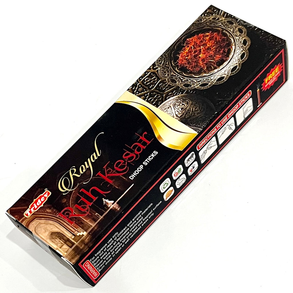 Tridev ROYAL RUH KESAR Dhoop Sticks (50 gms)