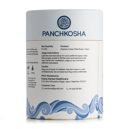 Panchkosha THROAT CHAKRA Incense Cones (51 units)