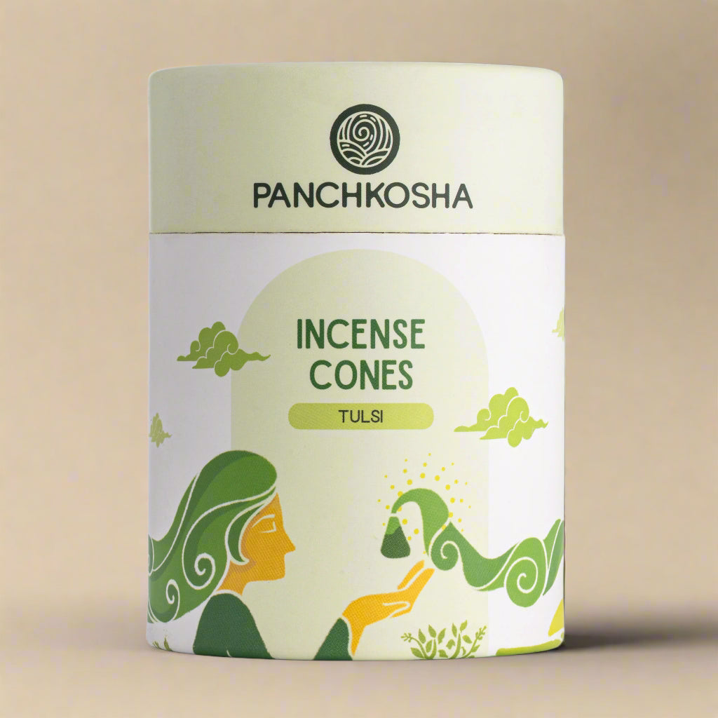 Panchkosha TULSI Incense Cones (51 units)