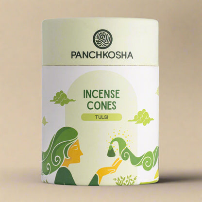 Panchkosha TULSI Incense Cones (51 units)