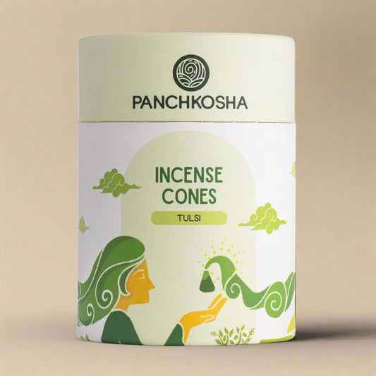 Panchkosha TULSI Incense Cones (51 units)