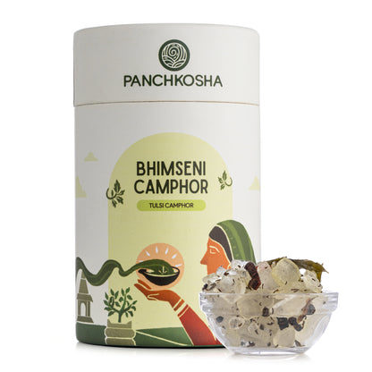 Panchkosha bhimseni Camphor TULSI CAMPHOR (100gm)