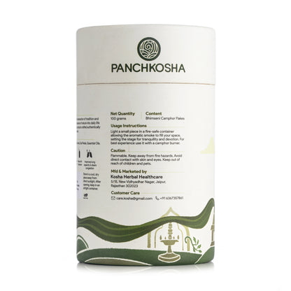 Panchkosha bhimseni Camphor TULSI CAMPHOR (100gm)