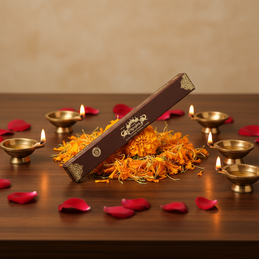 Orkay Fragrance RICH CHANDAN Pure Mysore Sandal Sticks (1 stick)