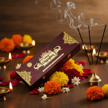 Orkay Fragrance GOLD CHANDAN Pure Mysore Sandal Sticks (1 stick)