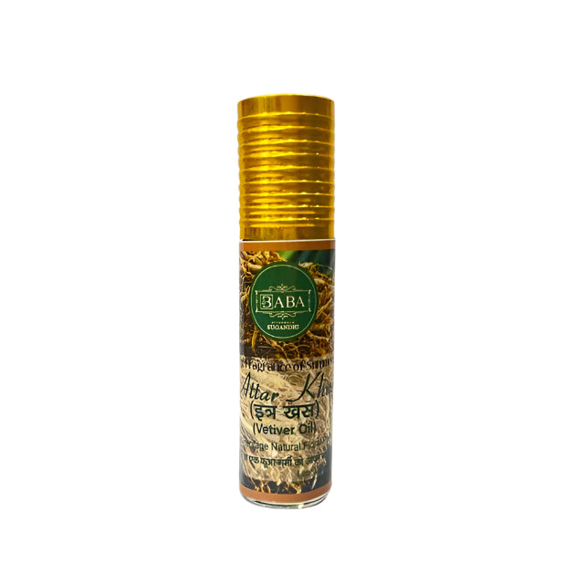 Baba Attarwala Vetiver KHUS Roll On Attar (6 ml)