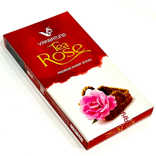 Vakratund TEA ROSE Premium Dhoop Sticks (50 gms)
