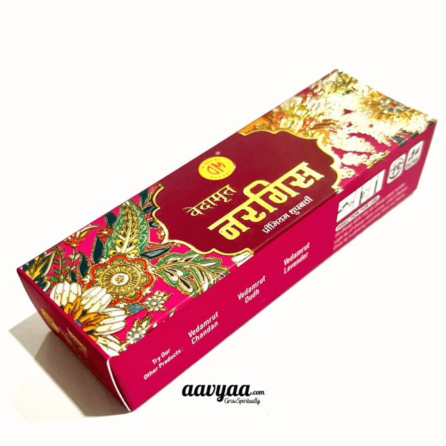 Om Brand Vedamrut NARGIS Premium Dhoop Sticks (50 gms)