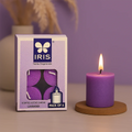 IRIS LAVENDER Votive Candles (Pack of 6)