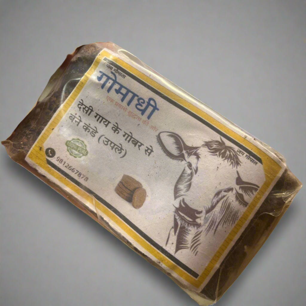 GOMADHI Cow Dung Cakes (10 cakes)