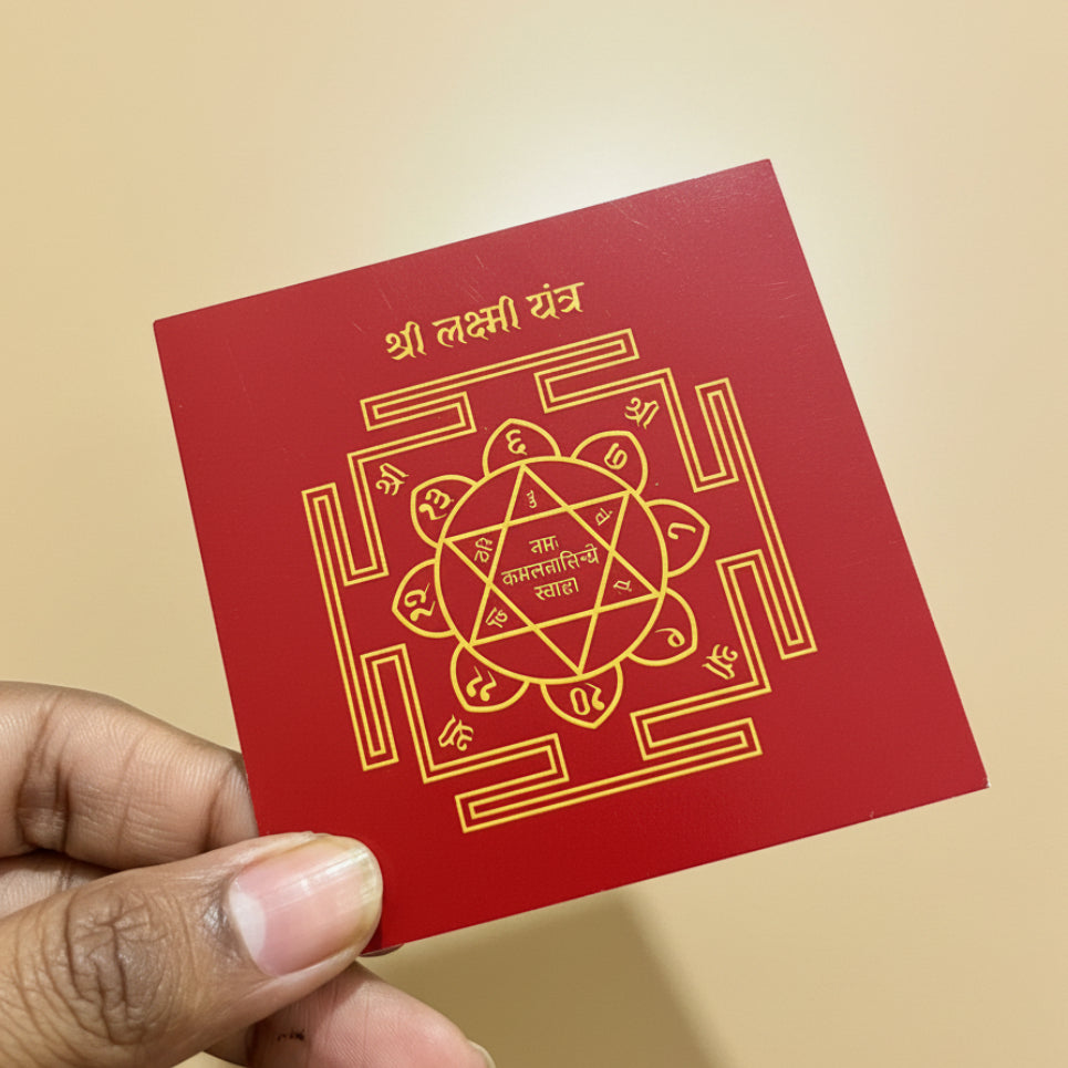Aavyaa Shree Laxmi Sticker(3" x 3")- set of 2