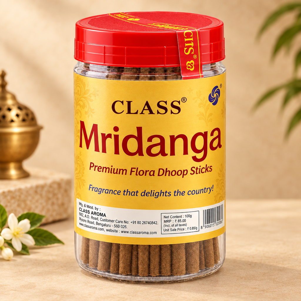 Savitri Class Mridanga Premium Flora Dhoop Sticks