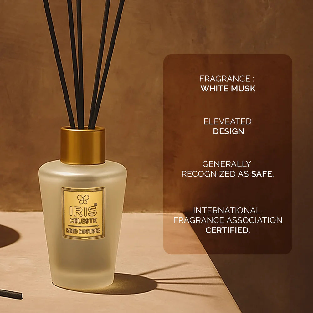IRIS Celeste WHITE MUSK Reed Diffuser Set(150ml)
