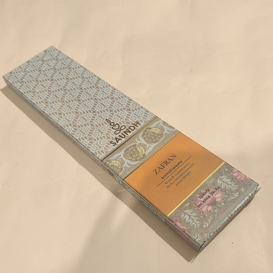 Saundh ZAFRAN luxury incense sticks( 15 Sticks )
