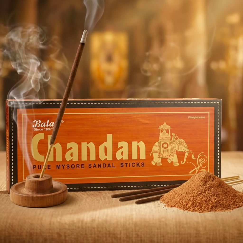 Balaji Chandan Pure Mysore Sandal Luxury Incense Sticks