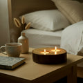 Aavyaa Candle holder Log Slice 6"