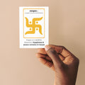 Aavyaa Yellow Swastik Stickers