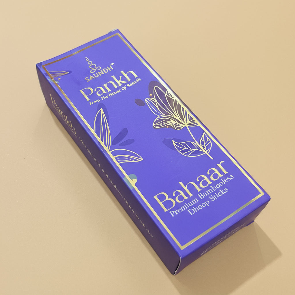 Saundh Pankh BAHAAR Premium Bambooless Dhoop Sticks(80 gm)