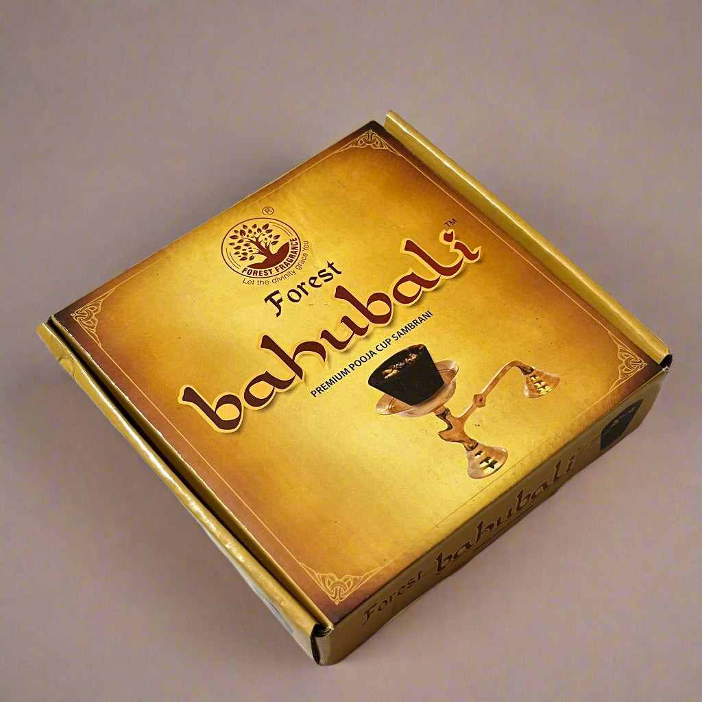 Forest Fragrance BAHUBALI Premium Sambrani Cups (12 cups)