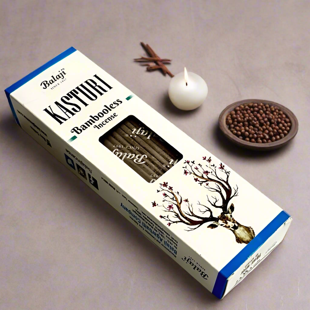 Balaji KASTURI Premium Bambooless Dhoop Sticks (100 gm)