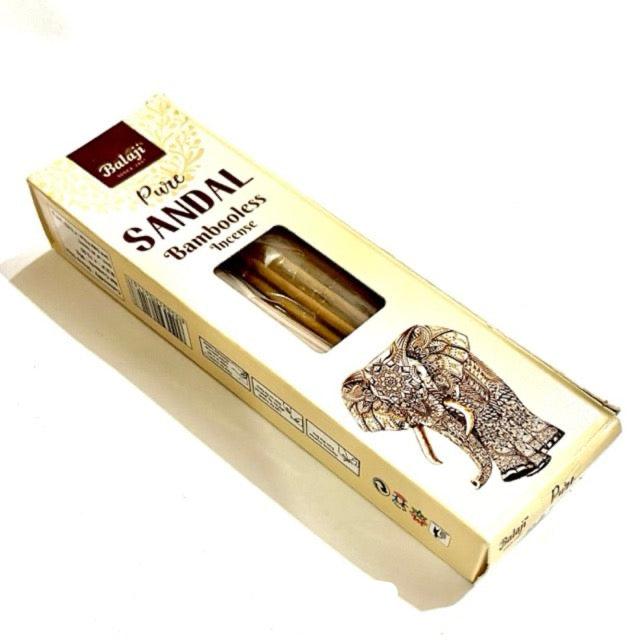 Balaji PURE SANDAL Premium Bambooless Dhoop Sticks (100 gm)