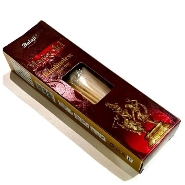 Balaji MARIGOLD Premium Bambooless Dhoop Sticks (100 gms)