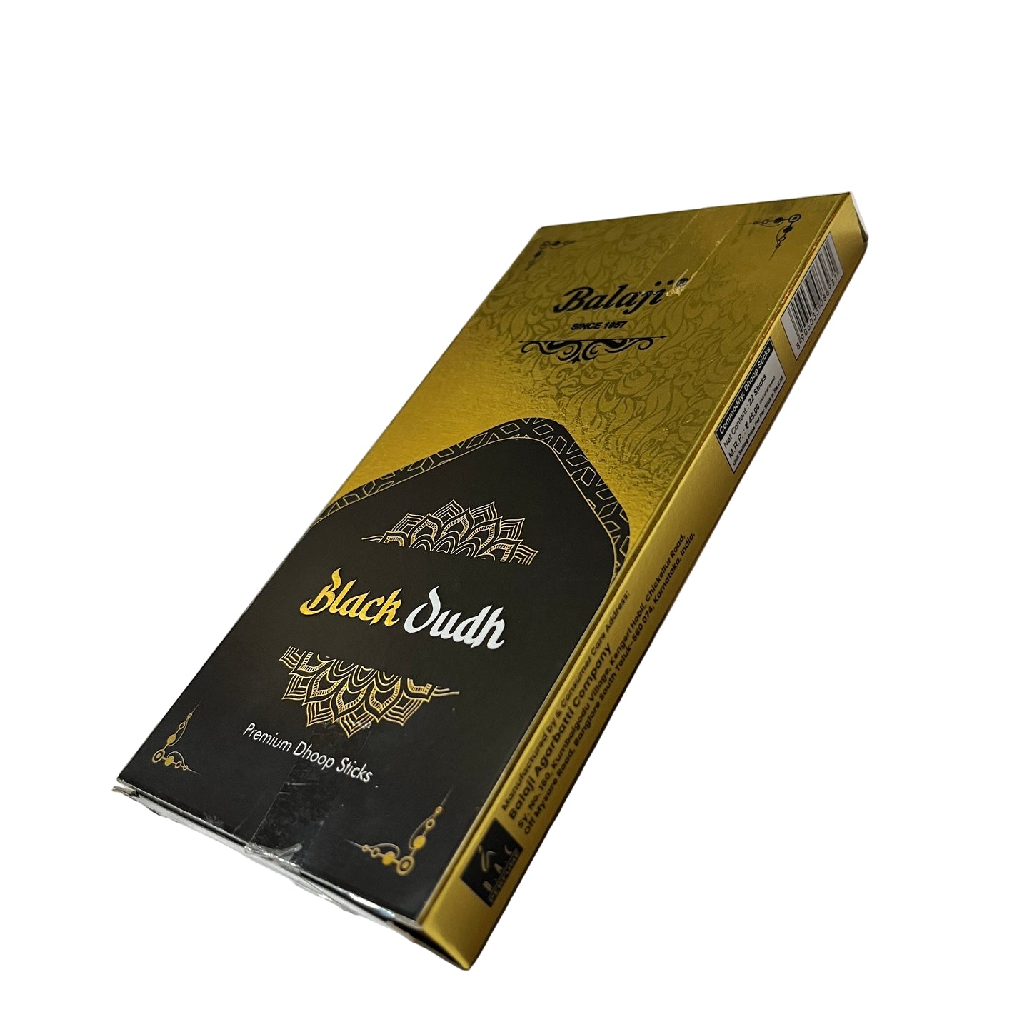 Balaji Black Oudh Dhoop Sticks (22Sticks)