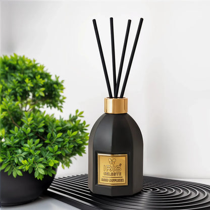 New IRIS Celeste BLACK OUDH Reed Diffuser Set(150ml)