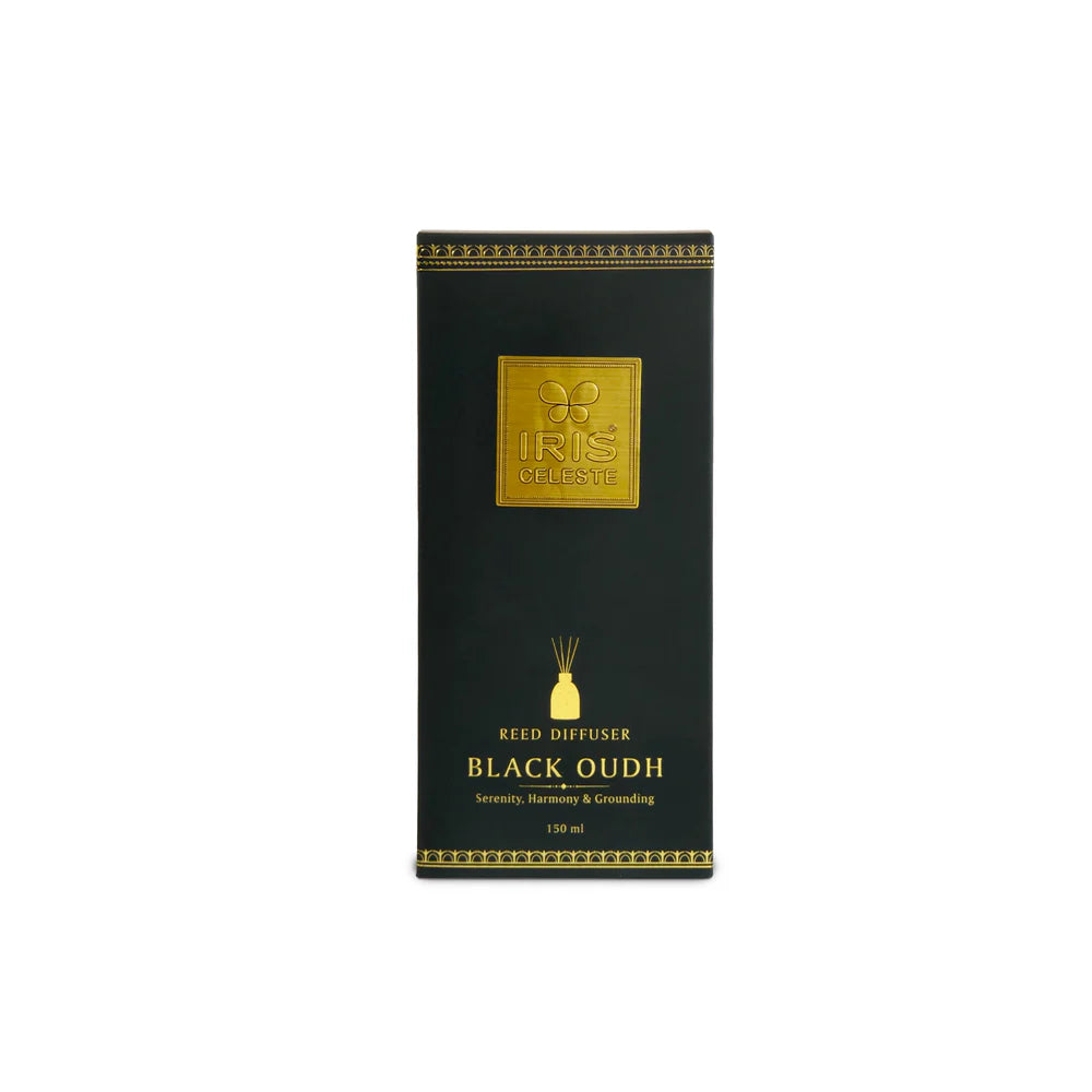 New IRIS Celeste BLACK OUDH Reed Diffuser Set(150ml)