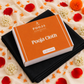 The Pooja Essentials Pooja cloth (Black 1.25 m)