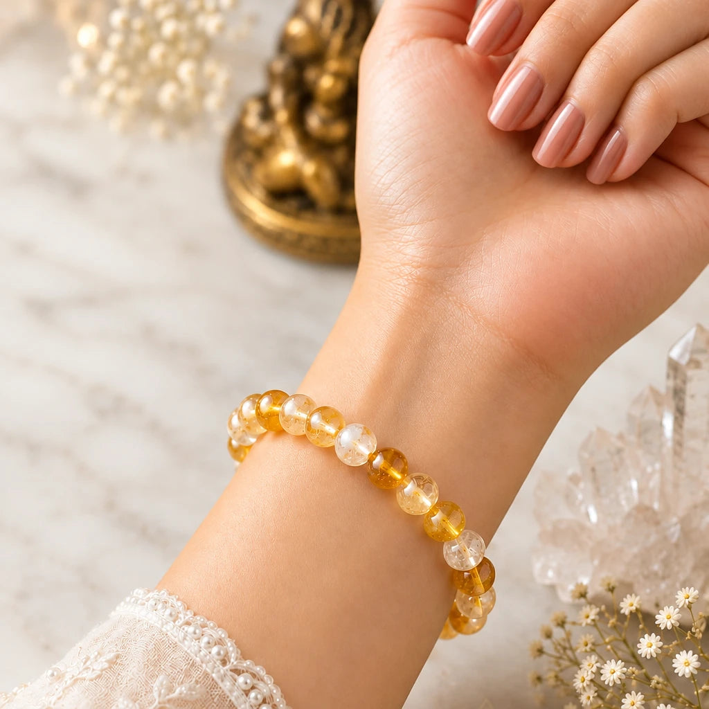 Citrine bracelet (certified)