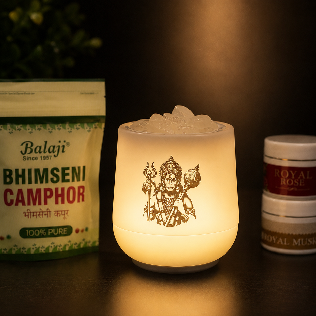 Fragrance camphor burner combo