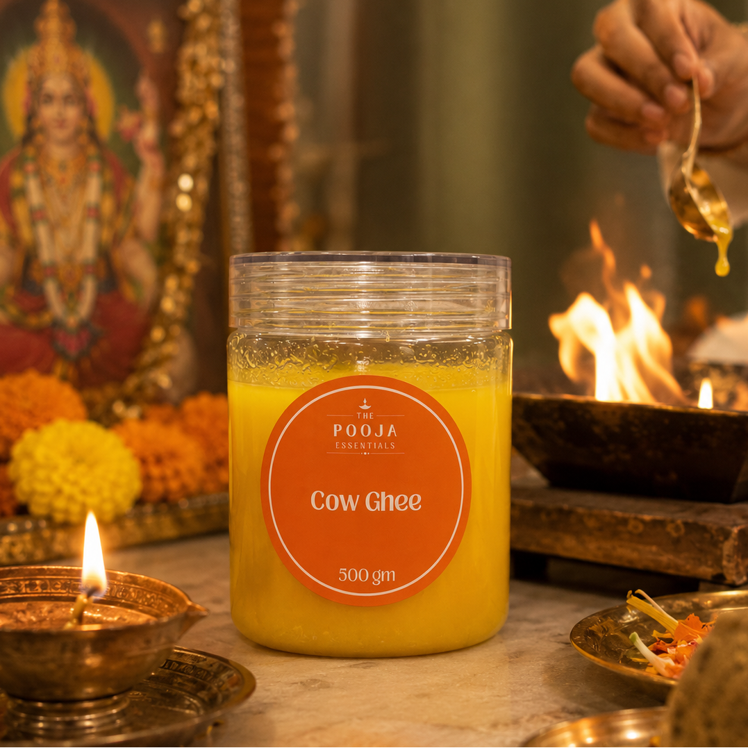 The Pooja Essentials Cow Ghee (500 grams)