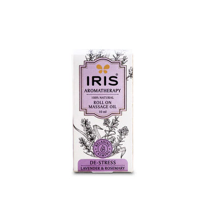Iris DESTRESS  Roll On Massage Oil by IRIS Aromatherapy (10ml)