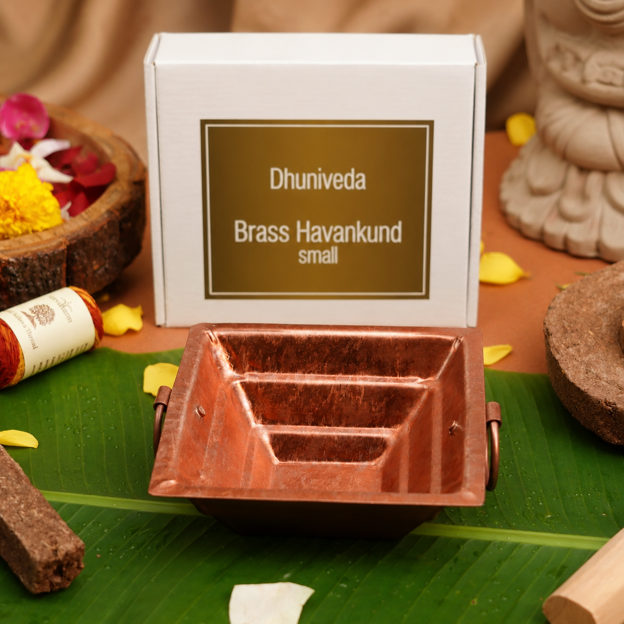 Dhuniveda brass Havan kund (5.5 inch)