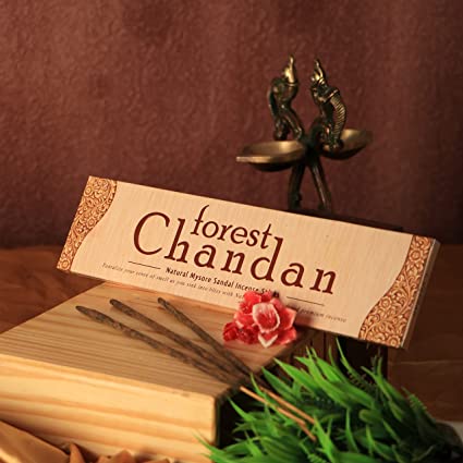 Combo of 12 Forest CHANDAN Natural Incense Sticks (10*12= 120 Sticks)