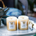 IRIS Glitter Pillar Candle (260gms)