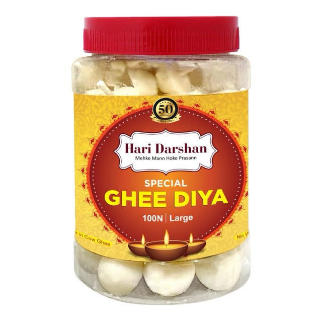 Hari Darshan Special GHEE DIYA (100 diyas) Large