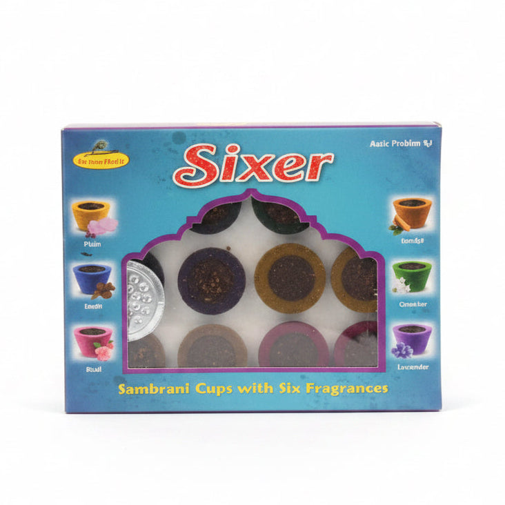Krishnakala SIXER Sambrani Cups (12 Cups)